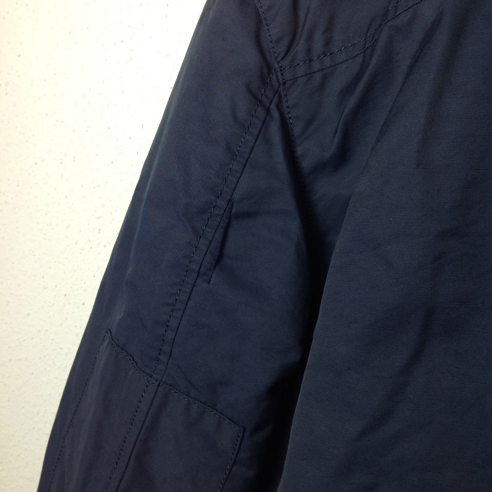 Zara Man Navy Modern Stylish Hooded Utility Jacket - Picture 8 of 8